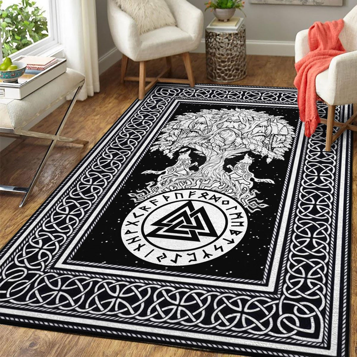 Norse Tree Of Life Rug - Stormmerch Exclusive