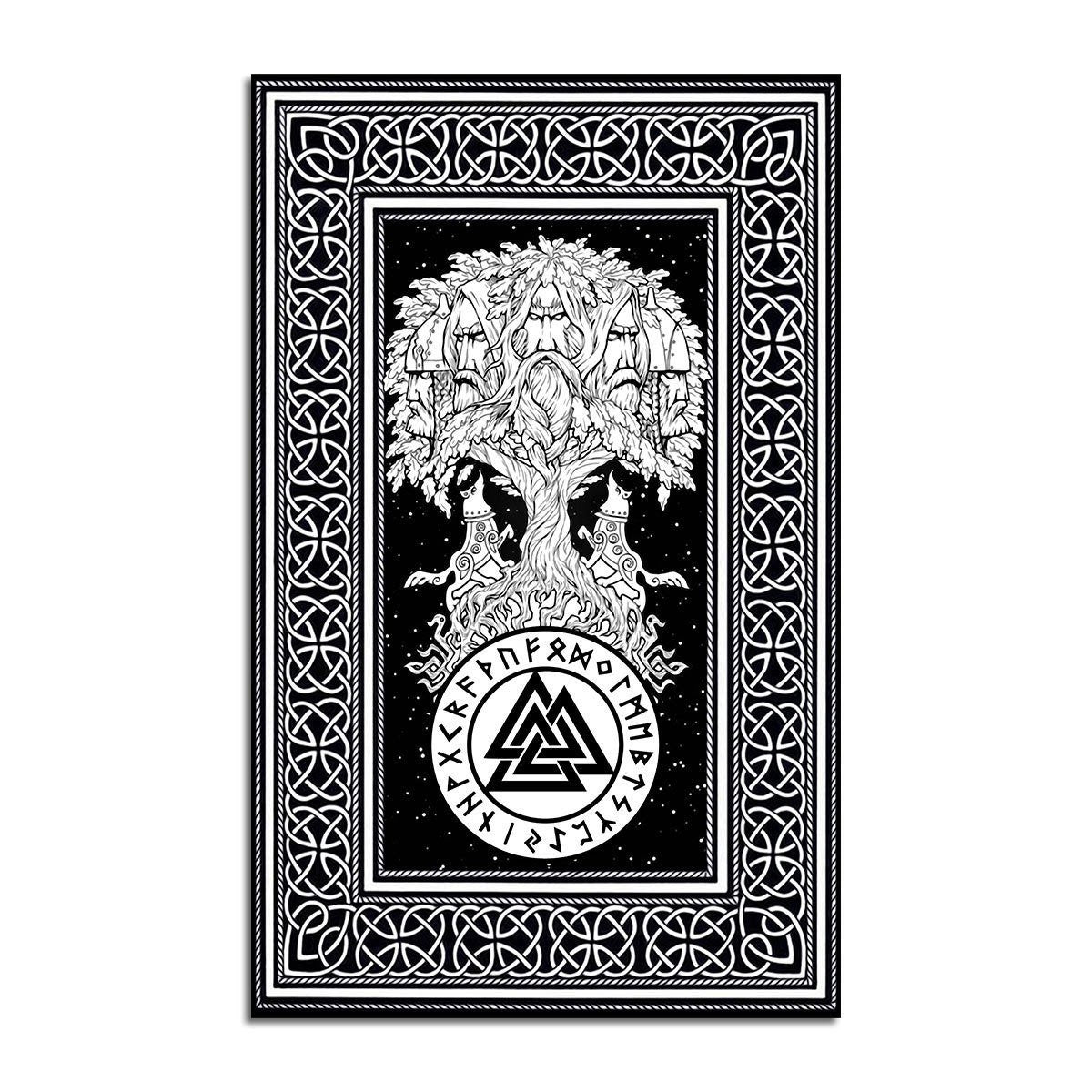 Norse Tree Of Life Rug - Stormmerch Exclusive