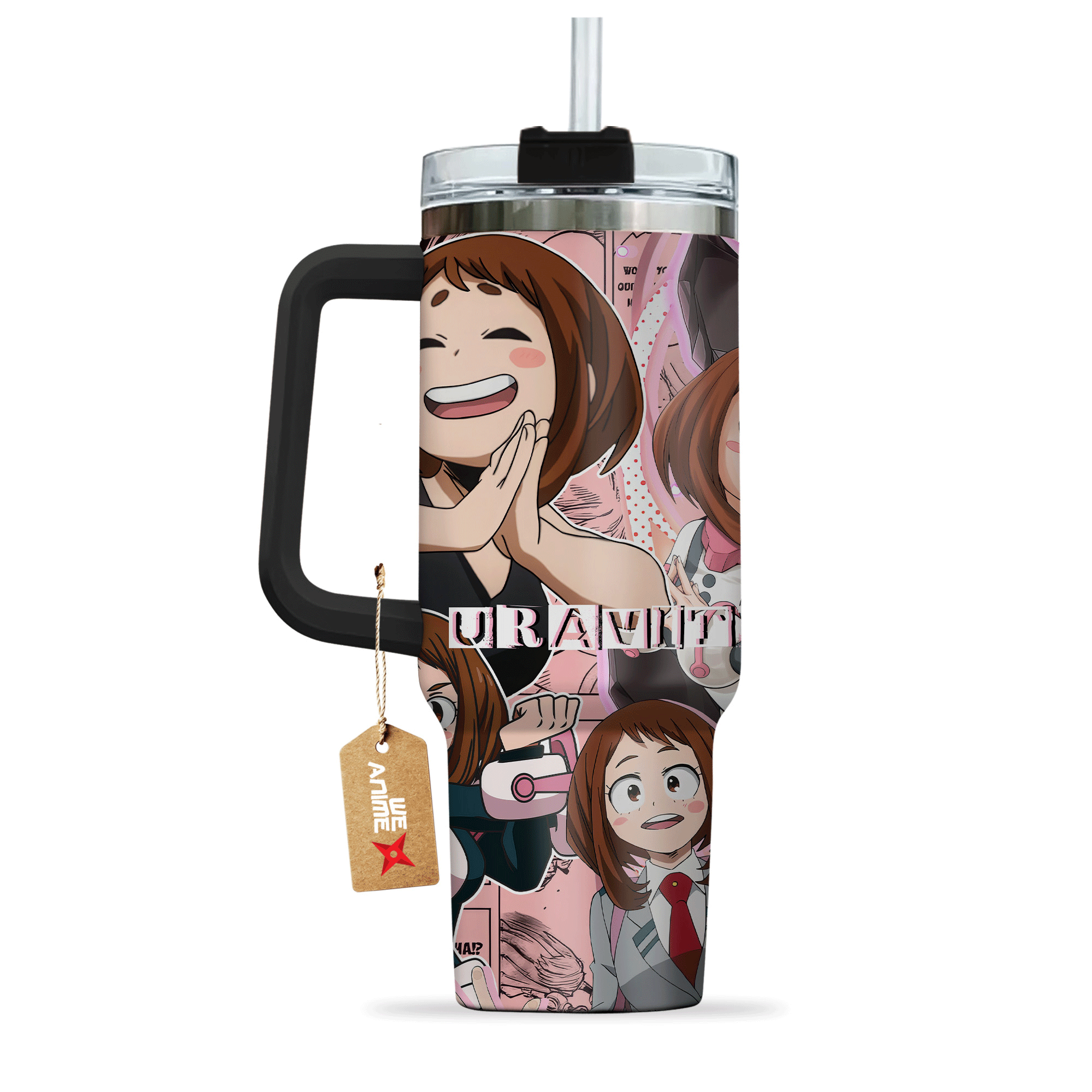 Ochako Uraraka Uravity Boku no Hero Academia Anime Custom Stanley Cup 40 oz 30 oz Tumbler With Handle
