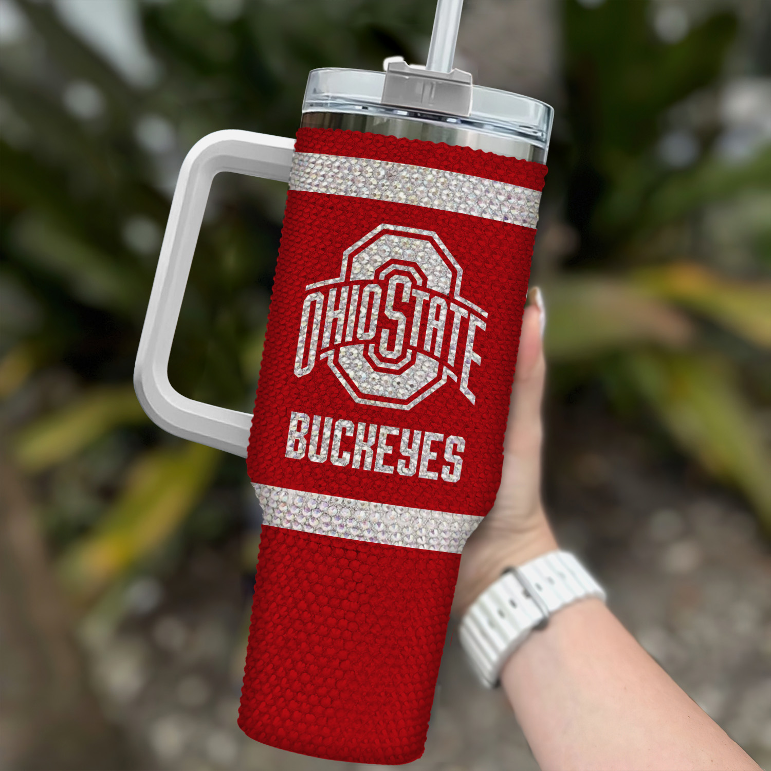 Ohio State Buckeyes NCAA Custom Stanley Cup 40 oz 30 oz Tumbler With Handle