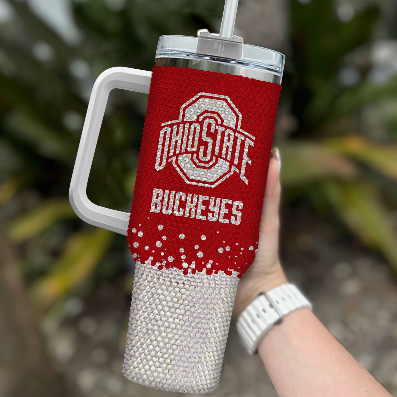 Ohio State Buckeyes NCAA Custom Stanley Cup 40 oz 30 oz Tumbler With Handle