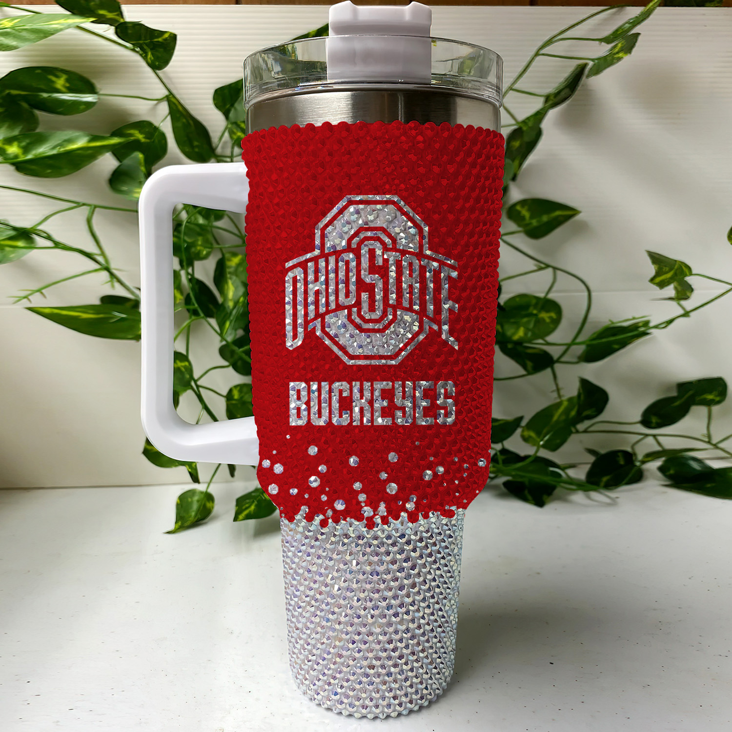 Ohio State Buckeyes NCAA Custom Stanley Cup 40 oz 30 oz Tumbler With Handle