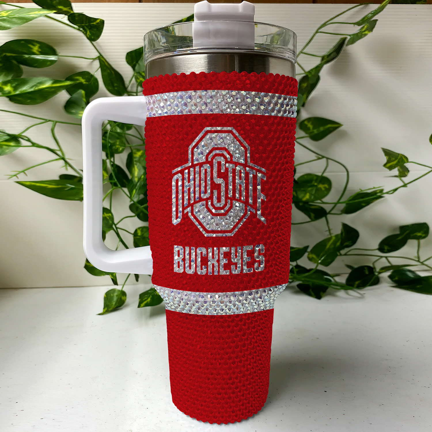 Ohio State Buckeyes NCAA Custom Stanley Cup 40 oz 30 oz Tumbler With Handle