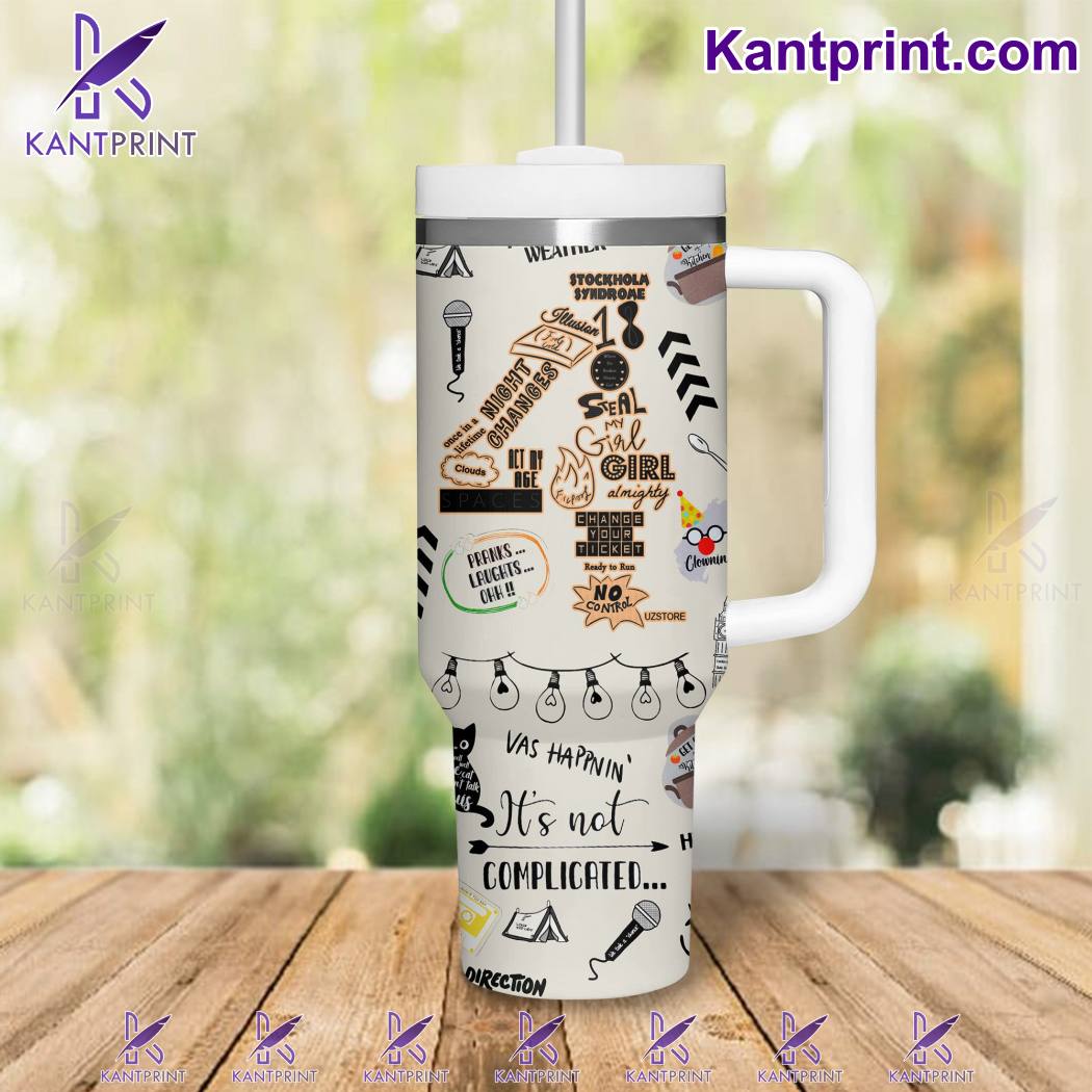One Direction Music Custom Stanley Cup 40 oz 30 oz Tumbler With Handle