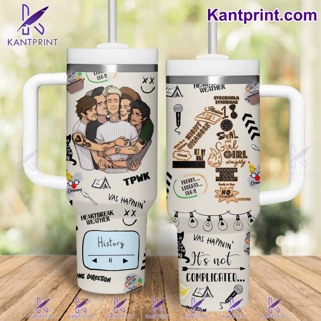 One Direction Music Custom Stanley Cup 40 oz 30 oz Tumbler With Handle