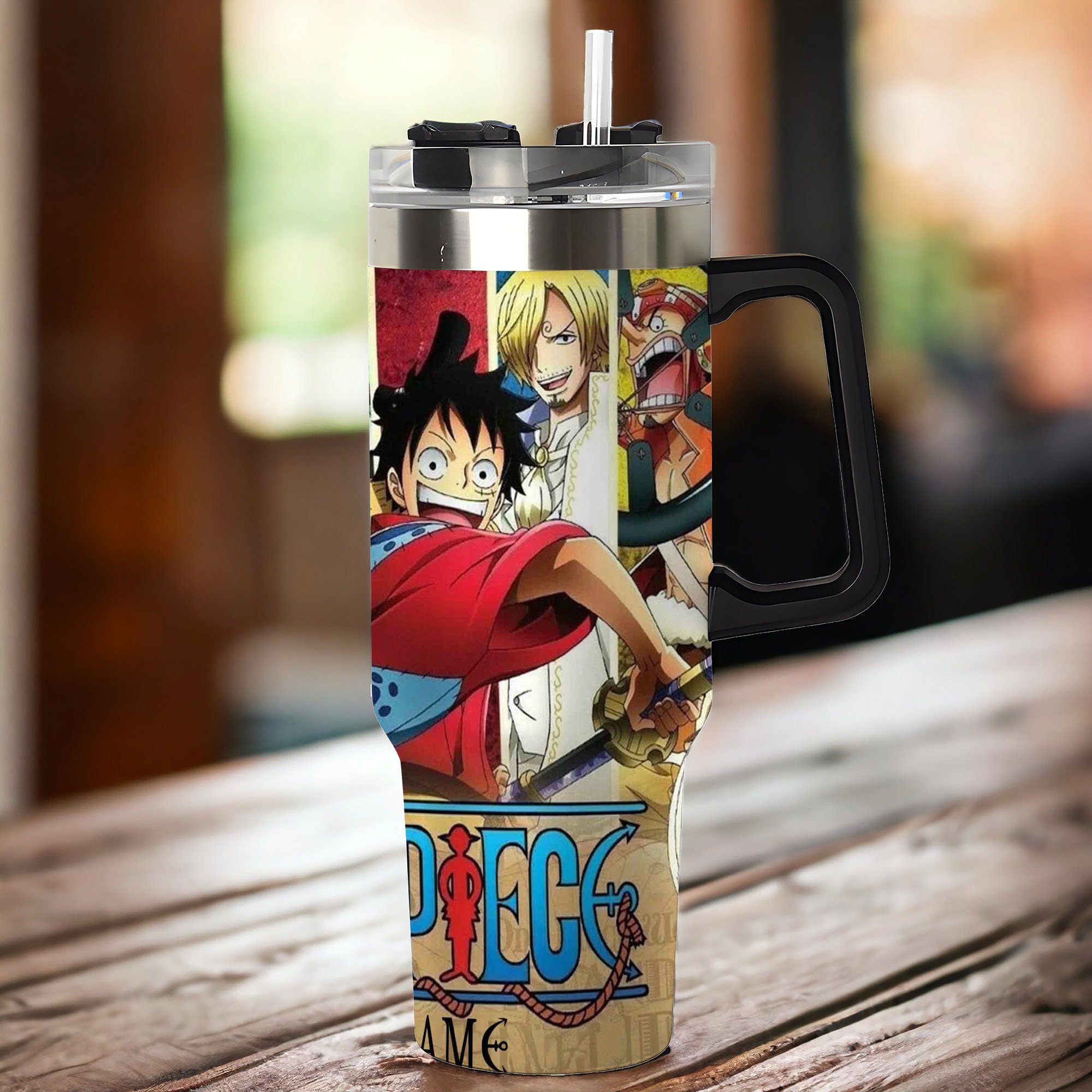 One Piece Anime Custom Stanley Cup 40 oz 30 oz Tumbler With Handle