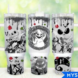 Oogie Boogie The Nightmare Before Christmas Cartoon Custom Stanley Cup 40 oz 30 oz Tumbler With Handle