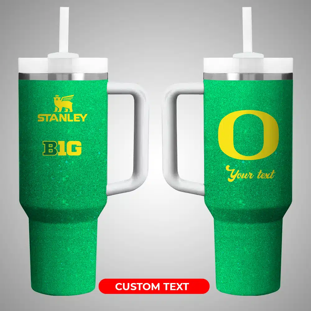 Oregon Ducks NCAA Custom Stanley Cup 40 oz 30 oz Tumbler With Handle