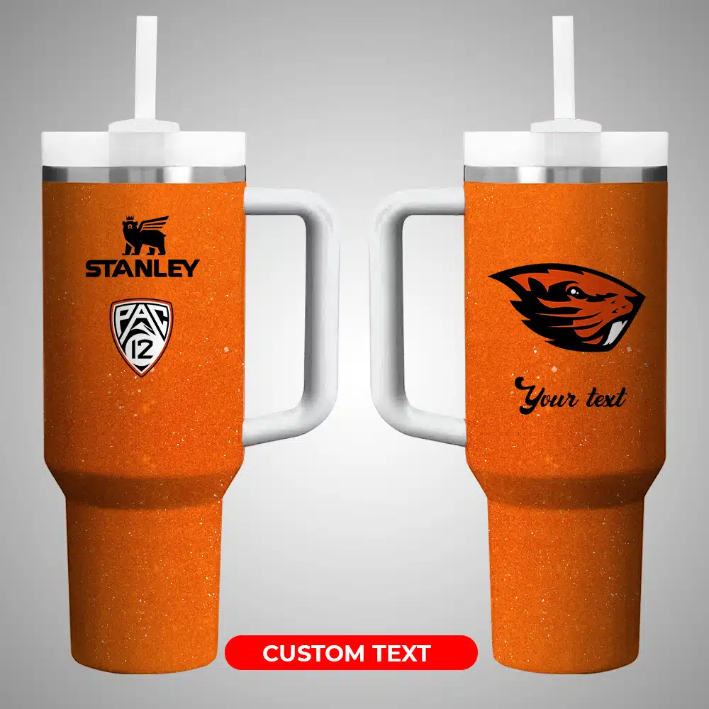 Oregon State Beavers NCAA Custom Stanley Cup 40 oz 30 oz Tumbler With Handle