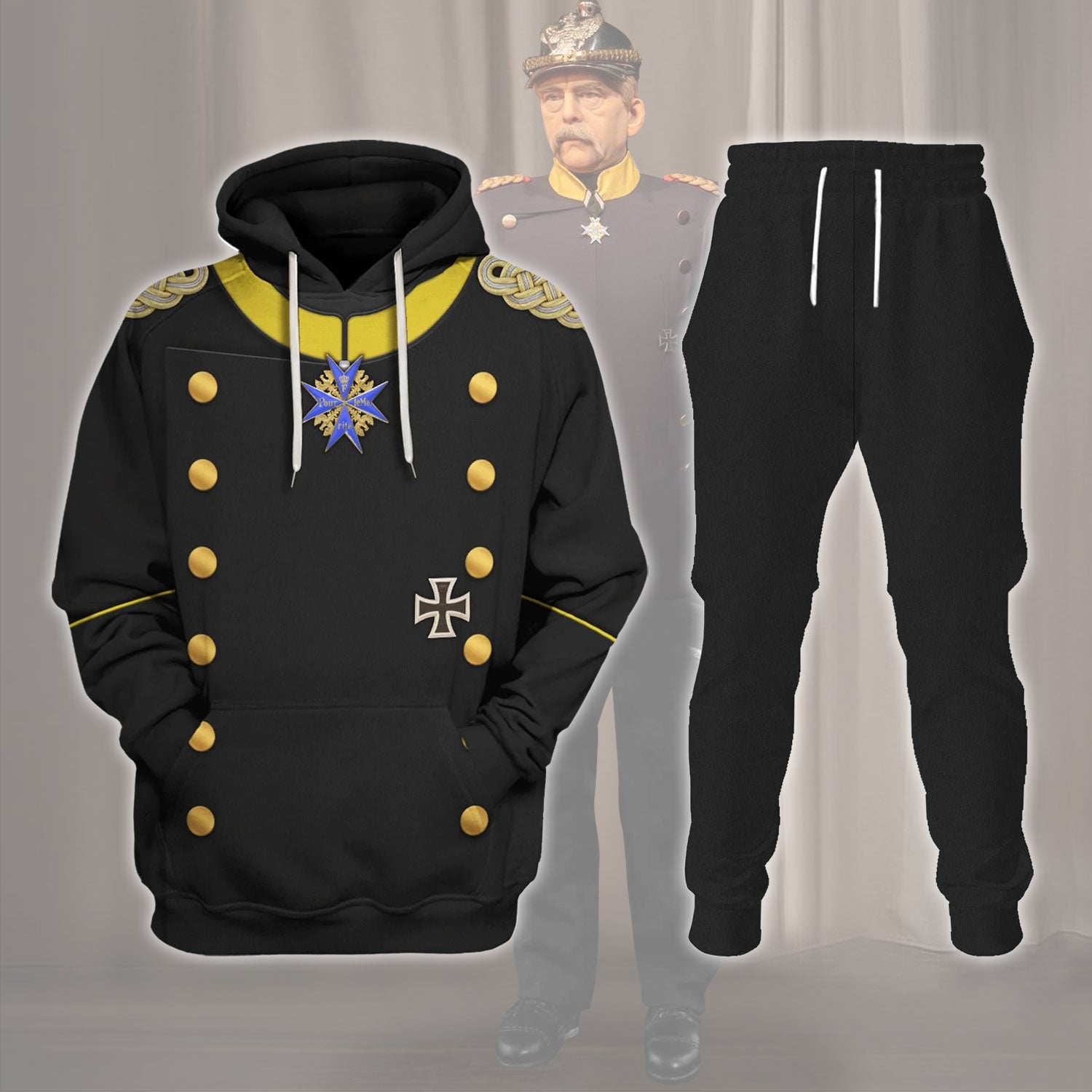 Otto Von Bismarck Prince of Bismarck Costume Hoodie Sweatshirt T-Shirt Sweatpants Tracksuit - Stormmerch Exclusive