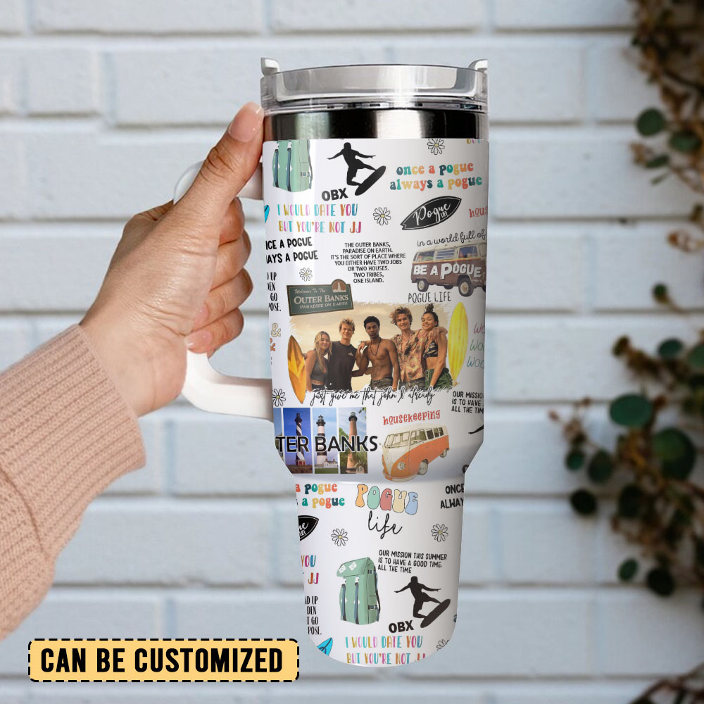 Outer Banks TV Series Custom Stanley Cup 40 oz 30 oz Tumbler With Handle