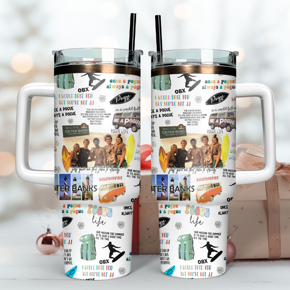 Outer Banks TV Series Custom Stanley Cup 40 oz 30 oz Tumbler With Handle