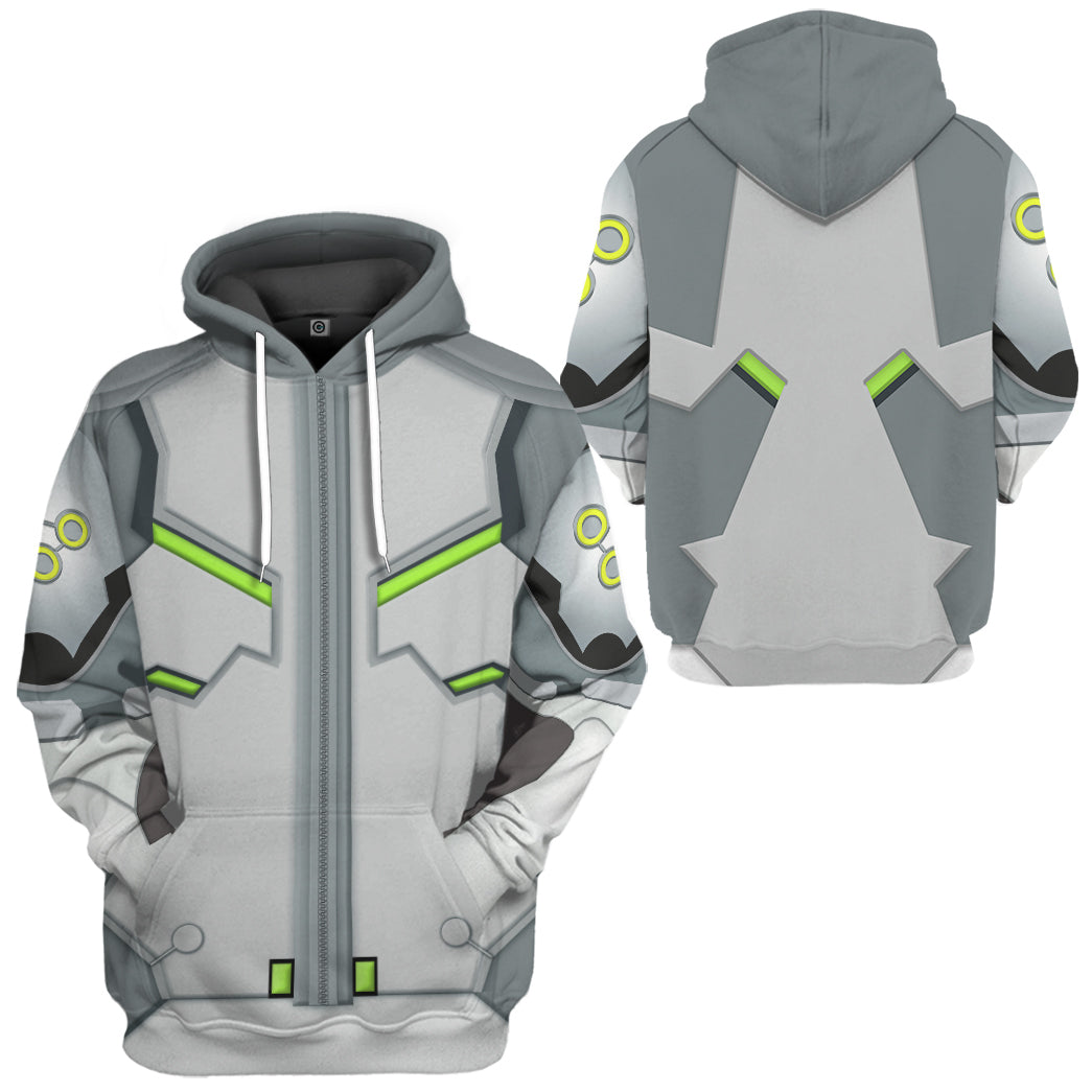 Overwatch 2 Genji Costume Hoodie Sweatshirt T-Shirt Sweatpants Tracksuit - Stormmerch Exclusive