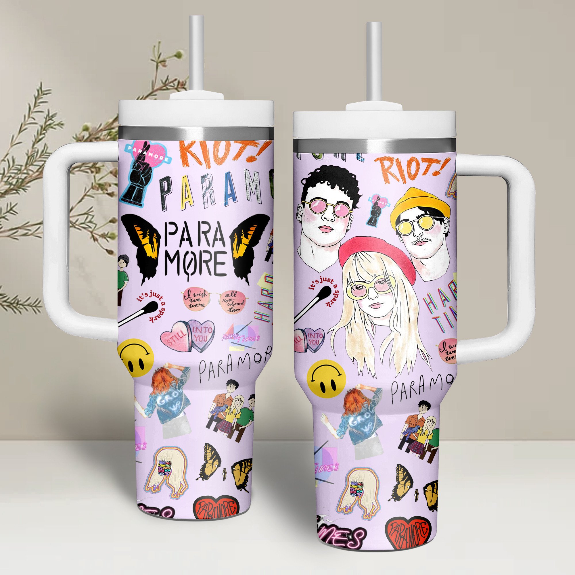Paramore Music Custom Stanley Cup 40 oz 30 oz Tumbler With Handle