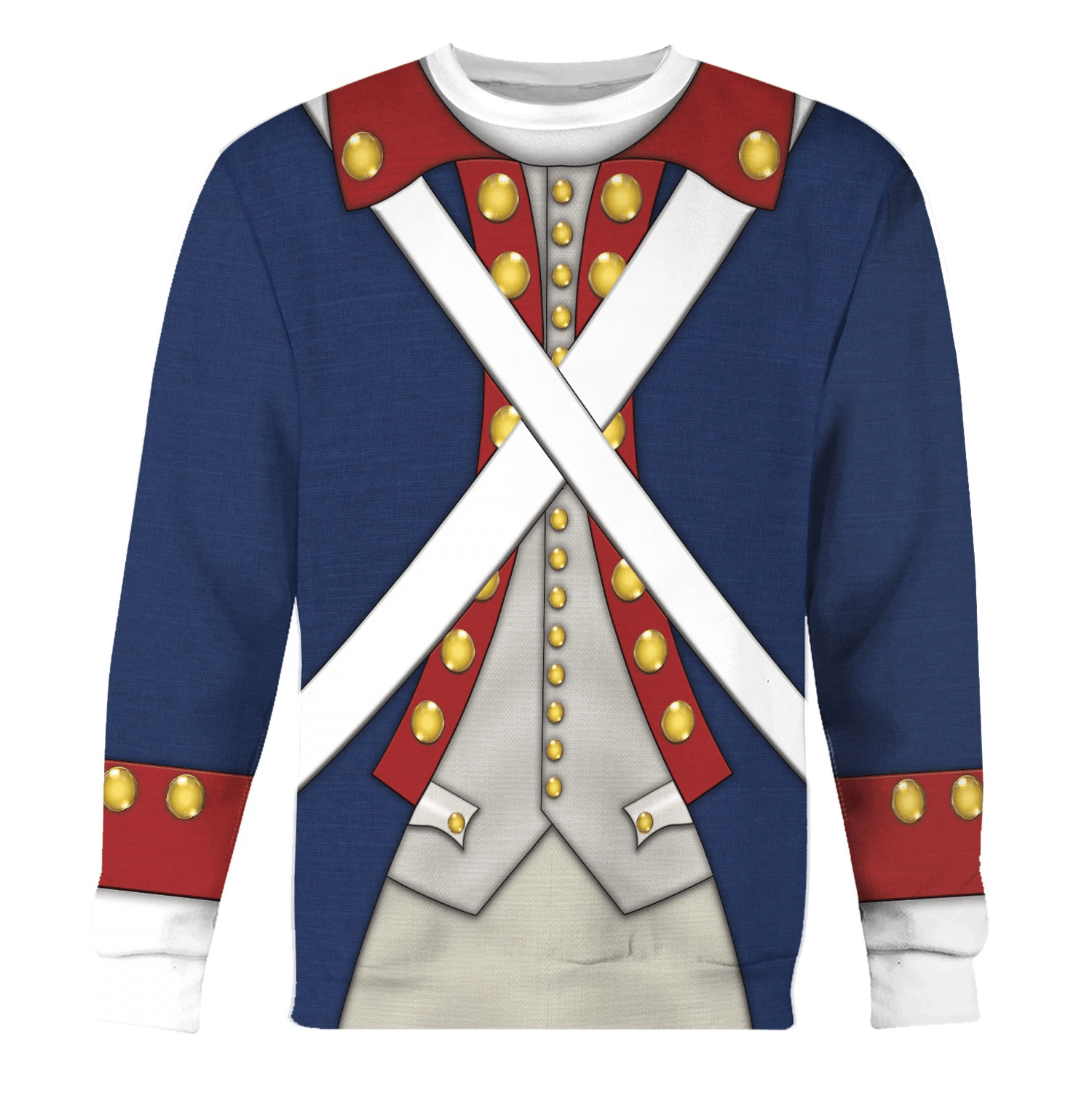Patriot Soldier in American Revolution Costume Hoodie Sweatshirt T-Shirt Sweatpants Tracksuit - Stormmerch Exclusive