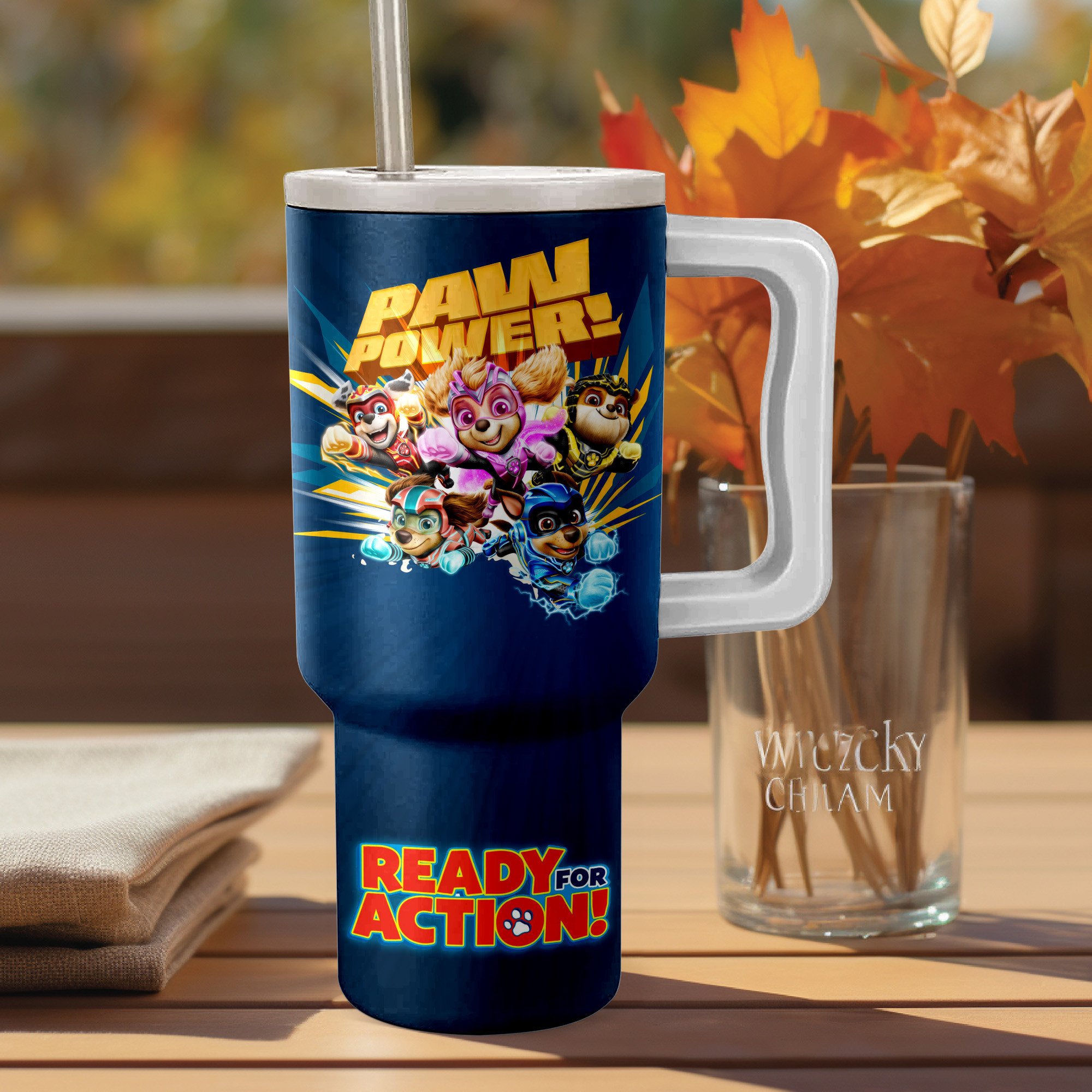 Paw Patrol Cartoon Custom Stanley Cup 40 oz 30 oz Tumbler With Handle