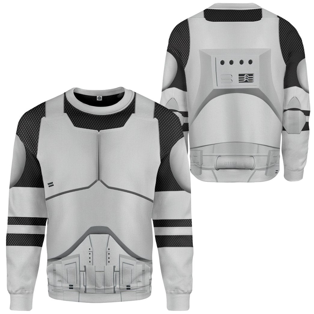 Phase 1 Clone Trooper Costume Hoodie Sweatshirt T-Shirt Sweatpants Tracksuit - Stormmerch Exclusive