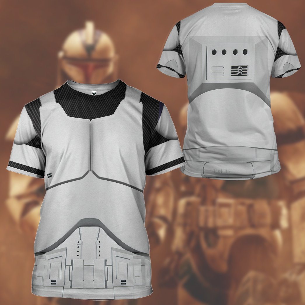 Phase 1 Clone Trooper Costume Hoodie Sweatshirt T-Shirt Sweatpants Tracksuit - Stormmerch Exclusive