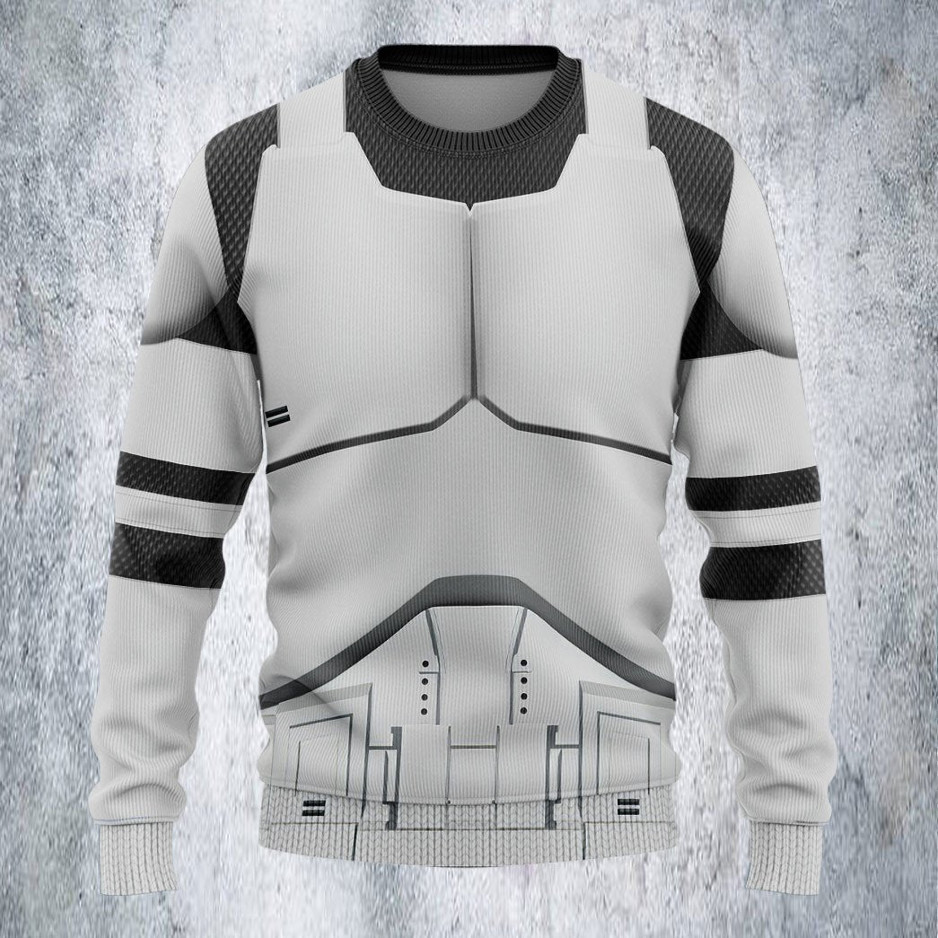 Phase 1 Clone Trooper Costume Hoodie Sweatshirt T-Shirt Sweatpants Tracksuit - Stormmerch Exclusive