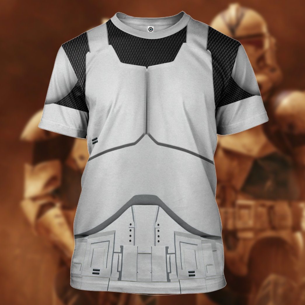 Phase 1 Clone Trooper Costume Hoodie Sweatshirt T-Shirt Sweatpants Tracksuit - Stormmerch Exclusive