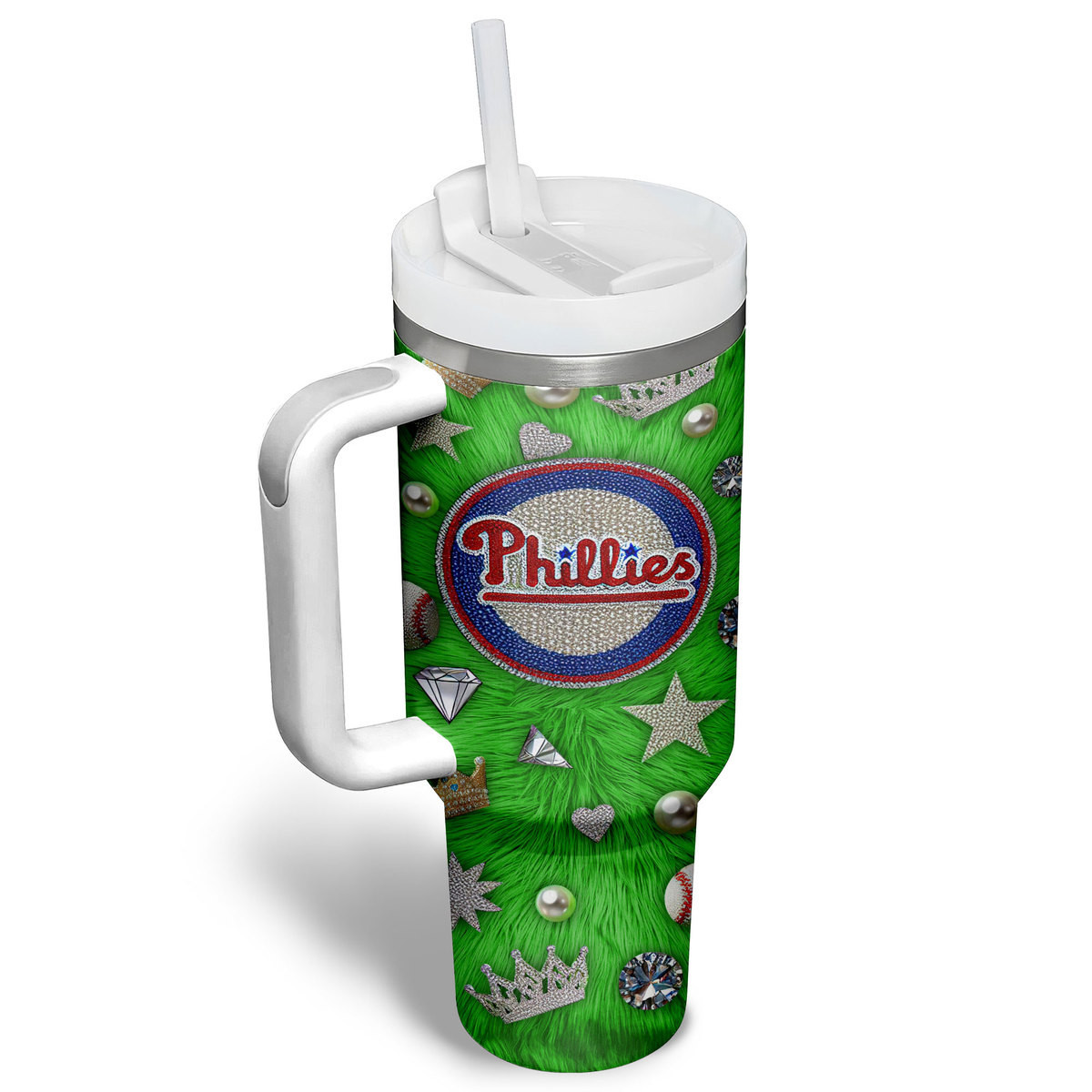 Philadelphia Phillies MLB Custom Stanley Cup 40 oz 30 oz Tumbler With Handle