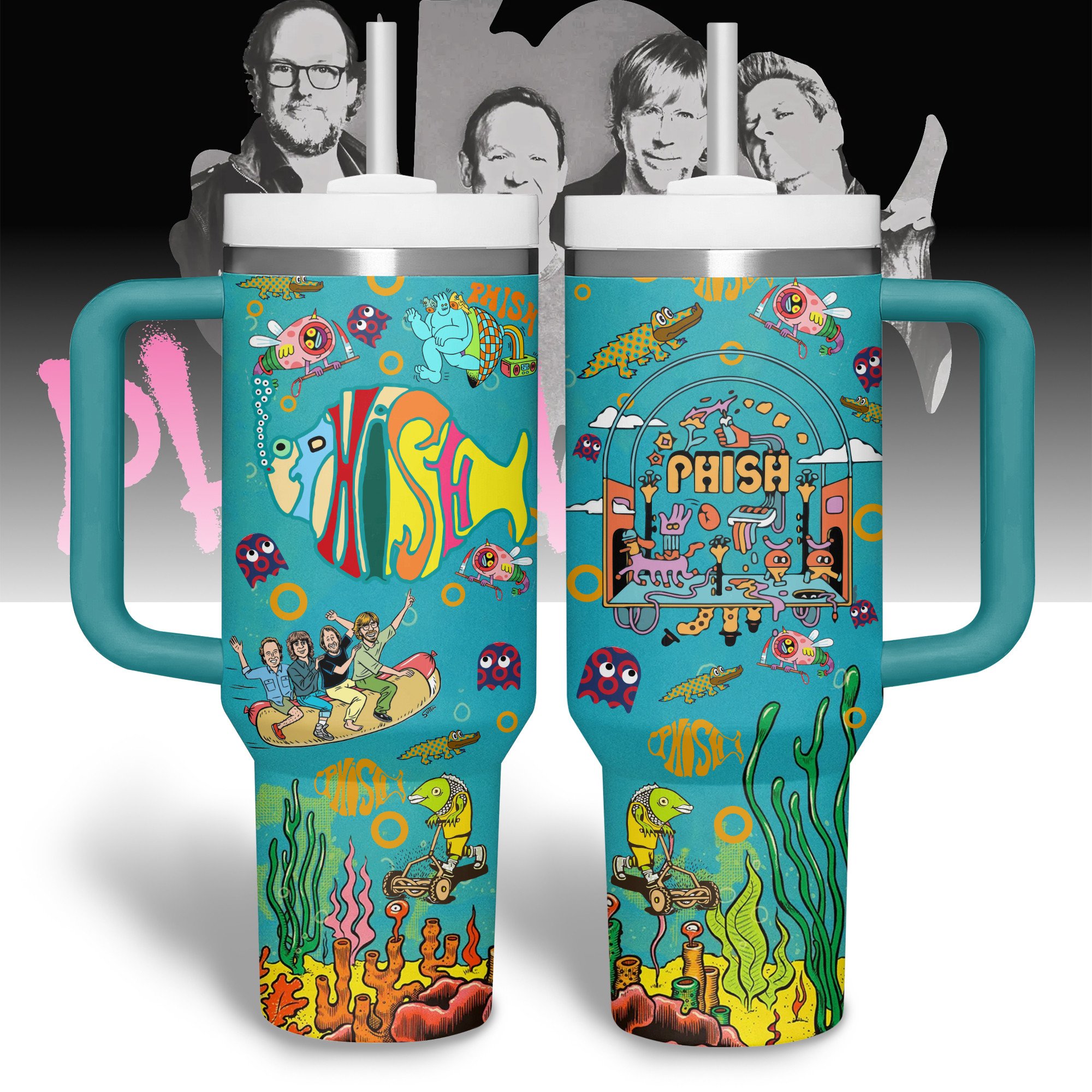 Phish mUsic Custom Stanley Cup 40 oz 30 oz Tumbler With Handle