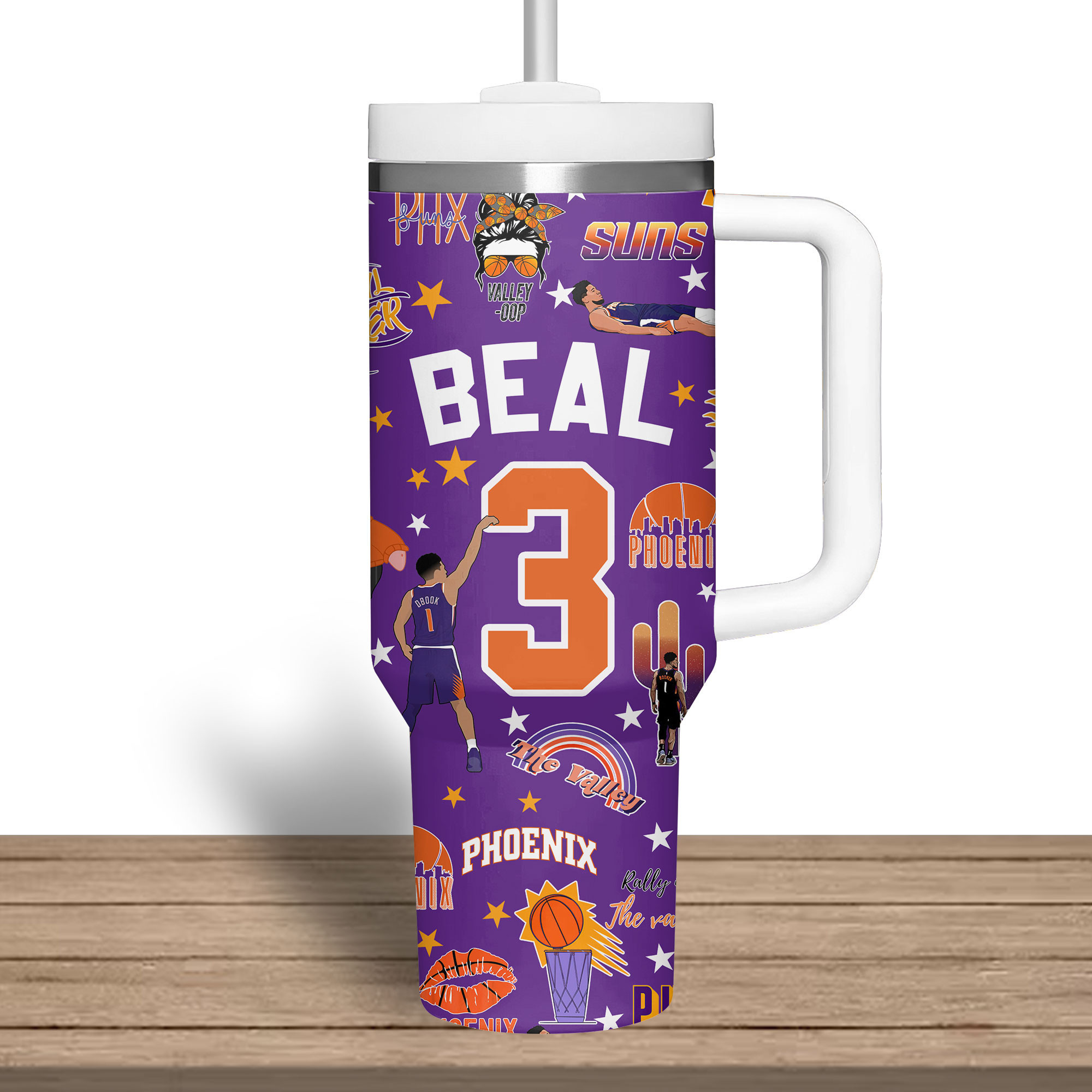 Phoenix Suns NBA Custom Stanley Cup 40 oz 30 oz Tumbler With Handle