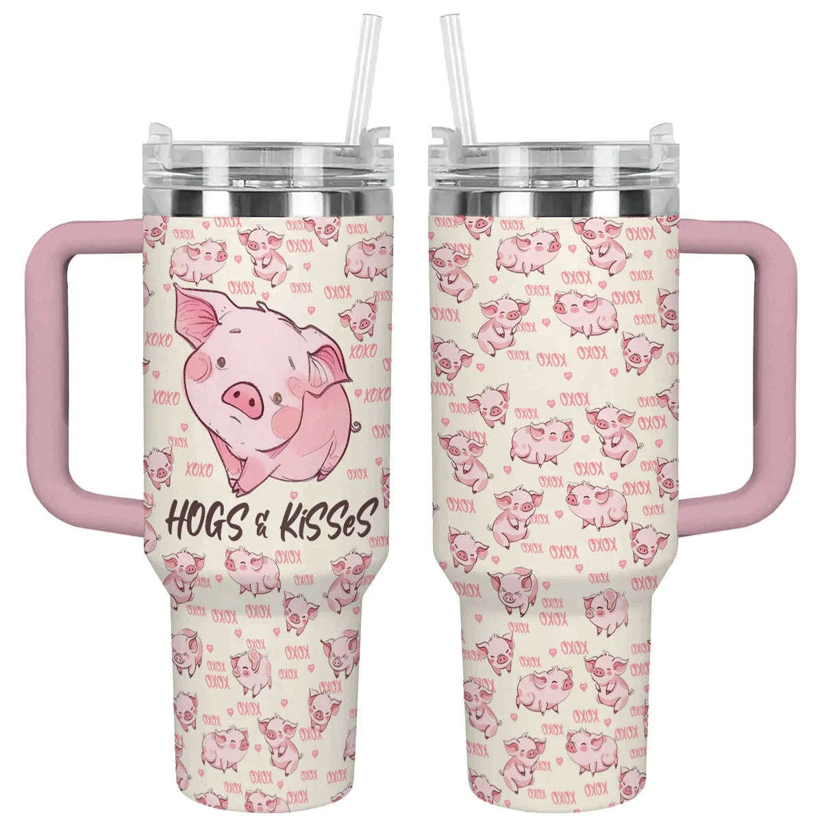 Pigs Custom Stanley Cup 40 oz 30 oz Tumbler With Handle