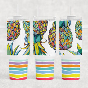 Pineapple Custom Stanley Cup 40 oz 30 oz Tumbler With Handle