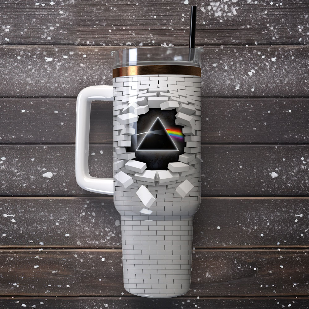 Pink Floyd Artwork Custom Stanley Cup 40 oz 30 oz Tumbler With Handle
