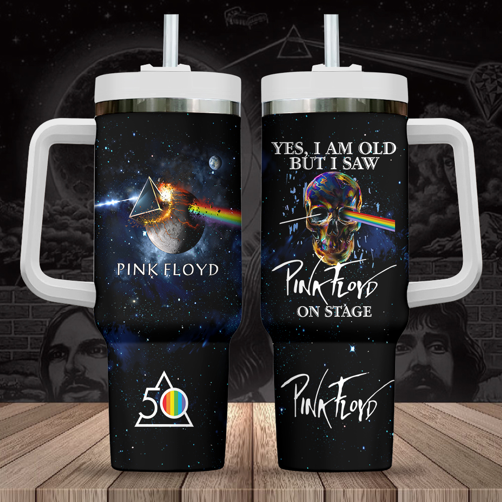 Pink Floyd Music Custom Stanley Cup 40 oz 30 oz Tumbler With Handle