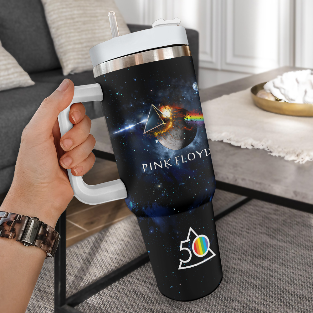 Pink Floyd Music Custom Stanley Cup 40 oz 30 oz Tumbler With Handle