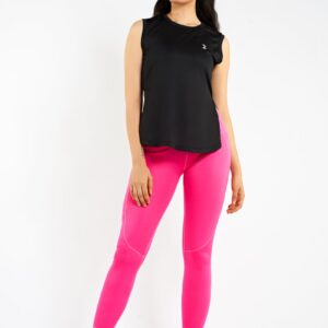 Pink Glo Crucial Basic Gym Sport Workout Leggings