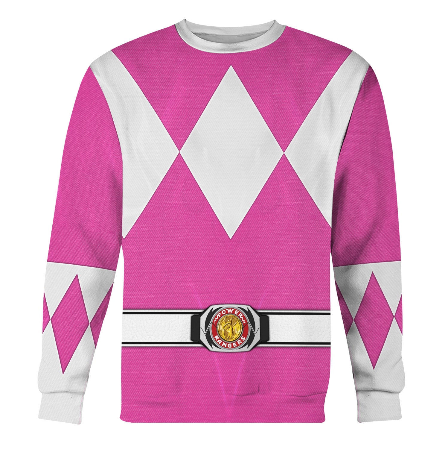 Pink Ranger Mighty Morphin Hoodies Sweatshirt T-shirt Hawaiian Tracksuit - Stormmerch Exclusive