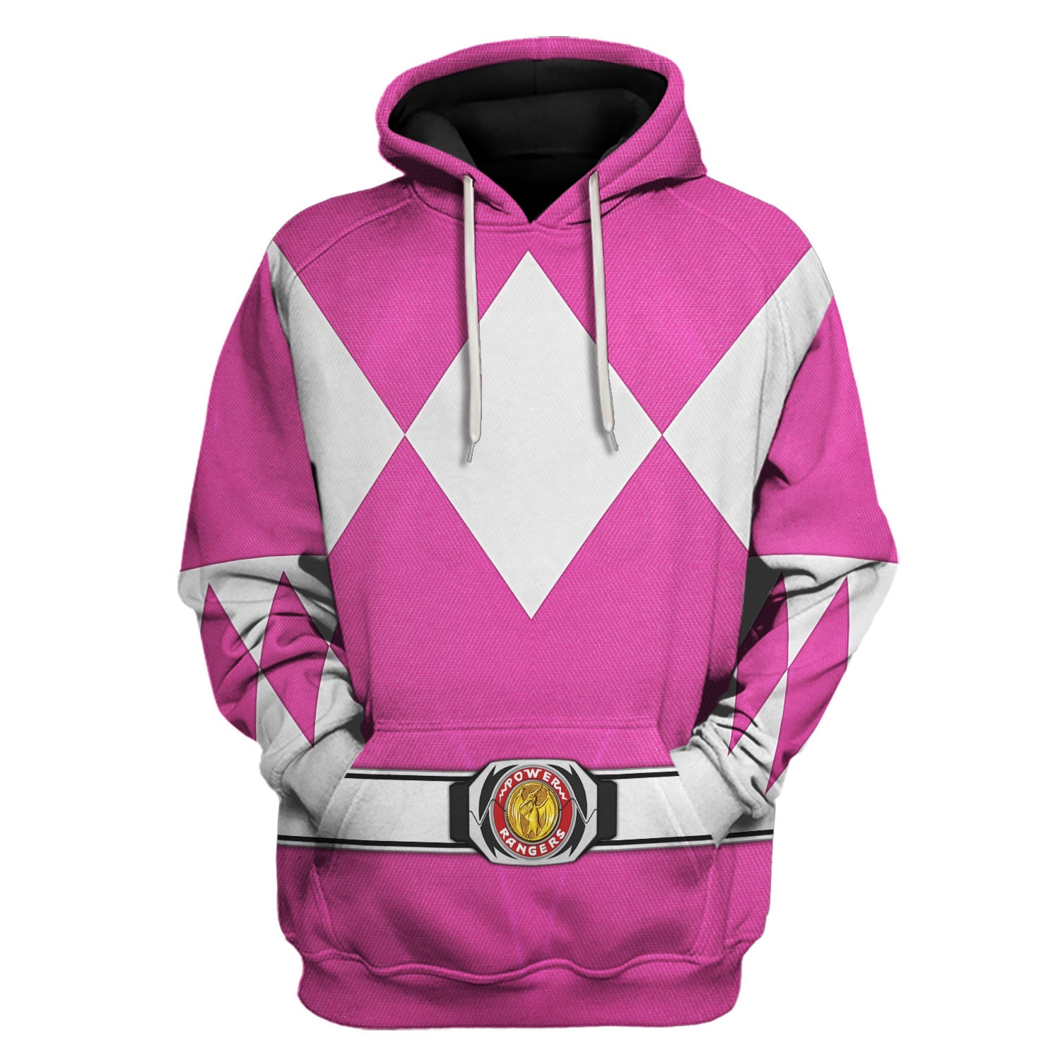Pink Ranger Mighty Morphin Hoodies Sweatshirt T-shirt Hawaiian Tracksuit - Stormmerch Exclusive