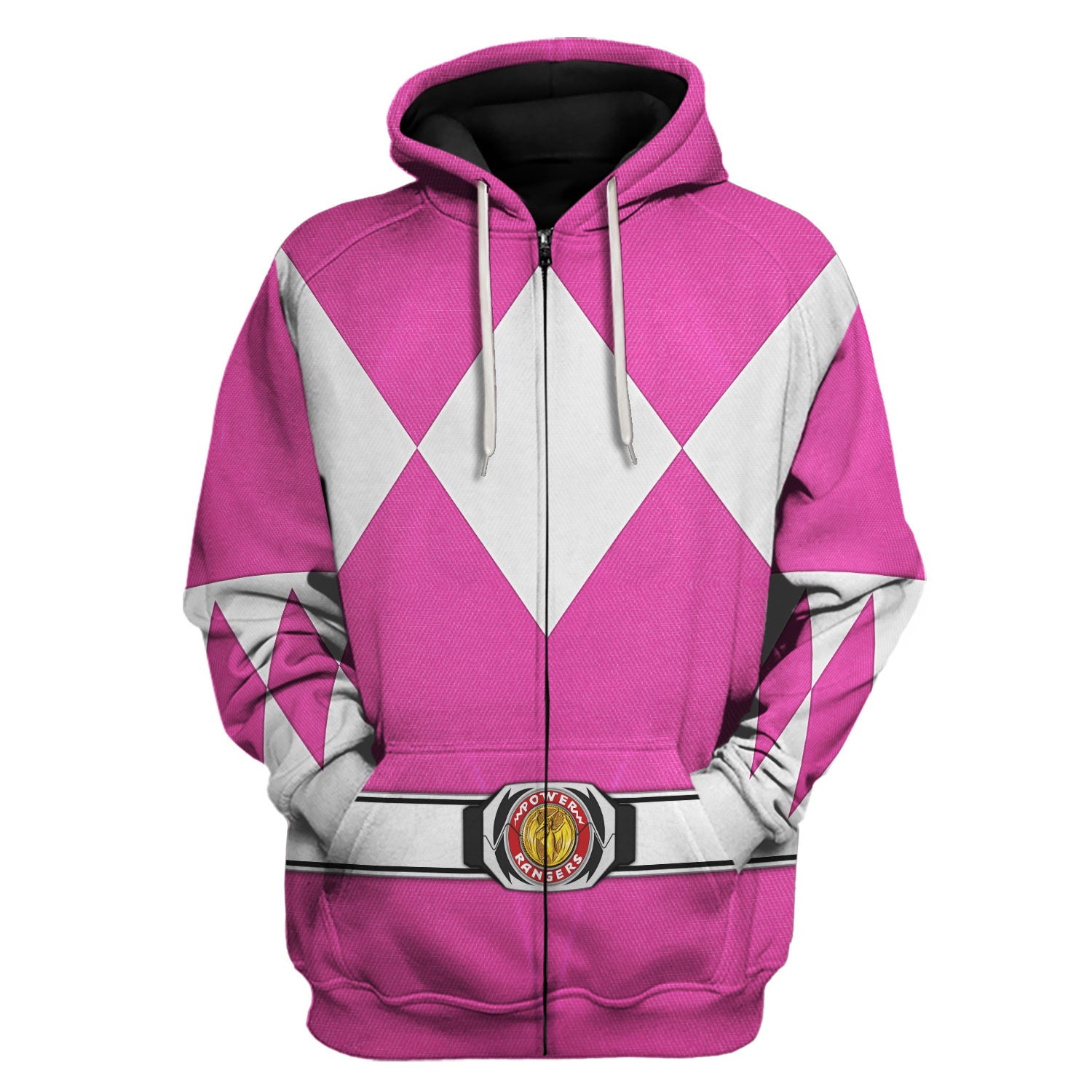 Pink Ranger Mighty Morphin Hoodies Sweatshirt T-shirt Hawaiian Tracksuit - Stormmerch Exclusive