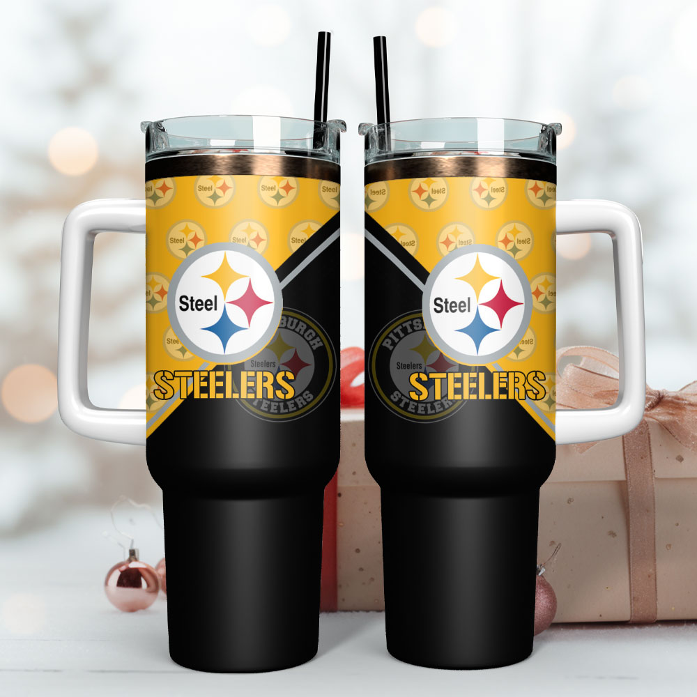 Pittsburgh Steelers Football NFL Sport Custom Stanley Cup 40 oz 30 oz Tumbler With Handle