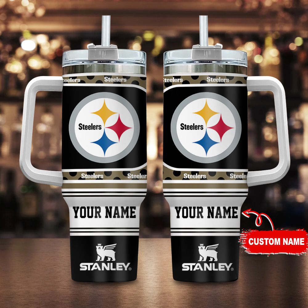 Pittsburgh Steelers NFL Custom Stanley Cup 40 oz 30 oz Tumbler With Handle