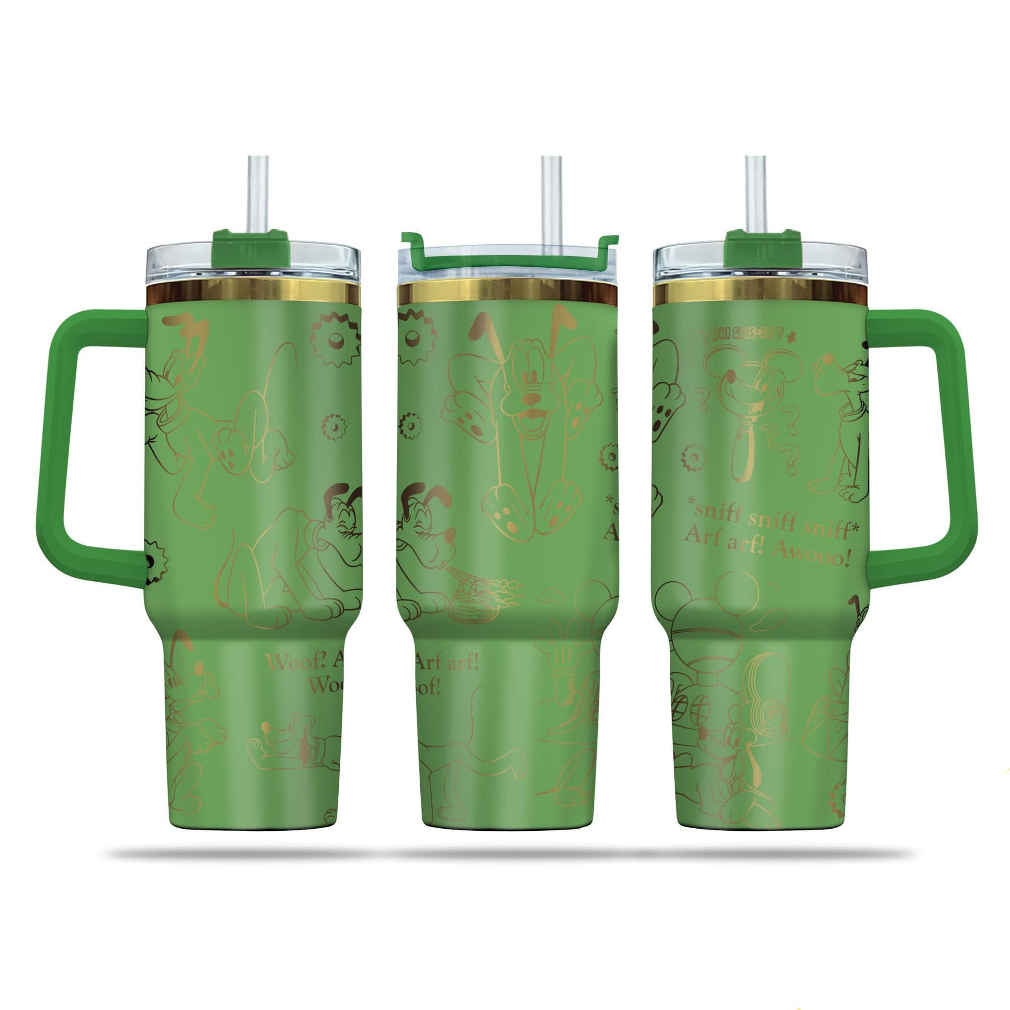 Pluto Cartoon Custom Stanley Cup 40 oz 30 oz Tumbler With Handle