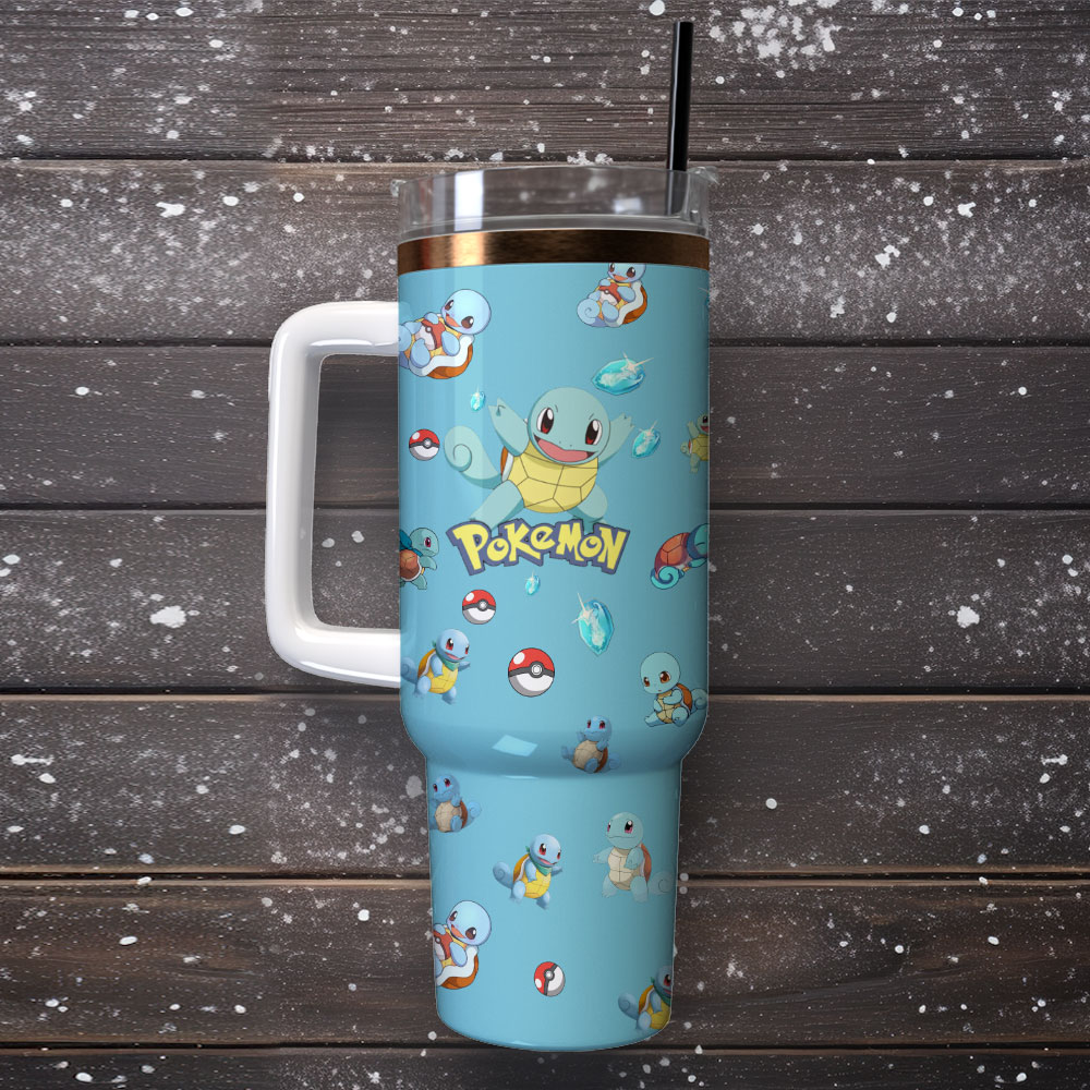 Pokemon Anime Custom Stanley Cup 40 oz 30 oz Tumbler With Handle