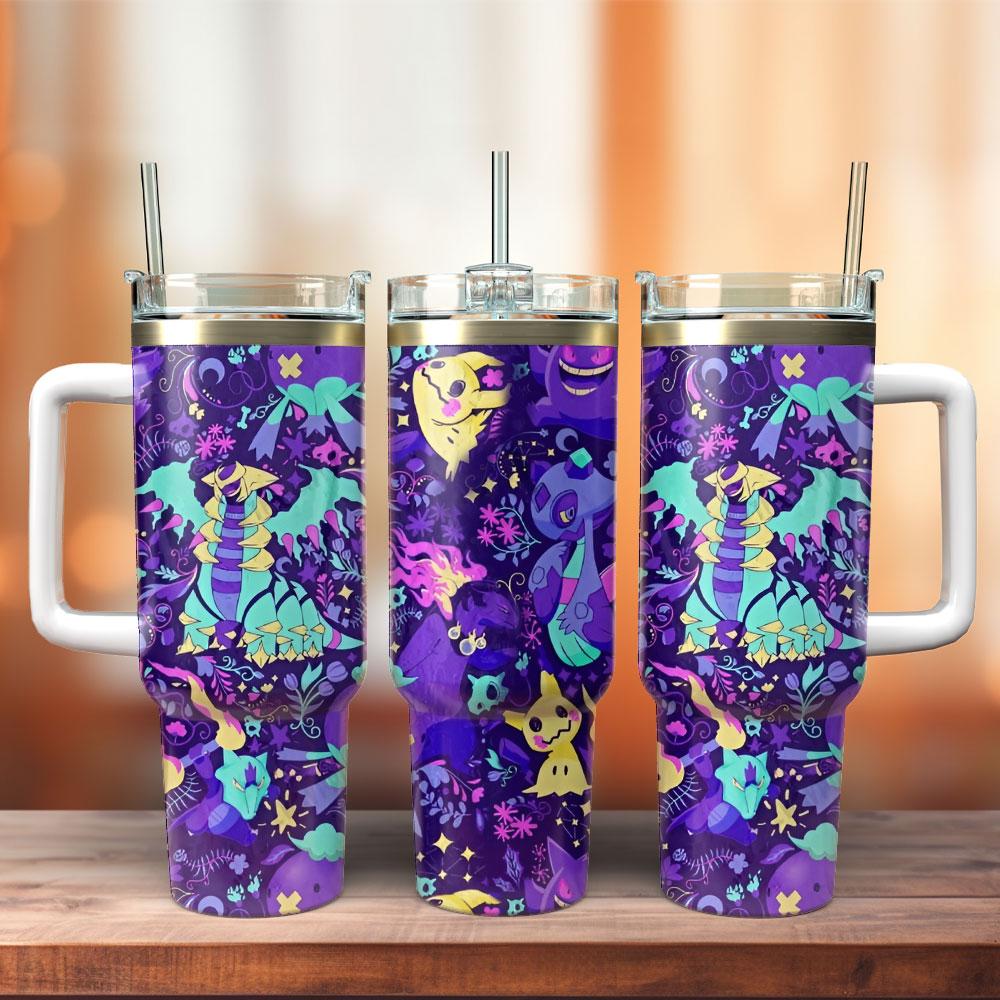 Pokemon Anime Games Custom Stanley Cup 40 oz 30 oz Tumbler With Handle