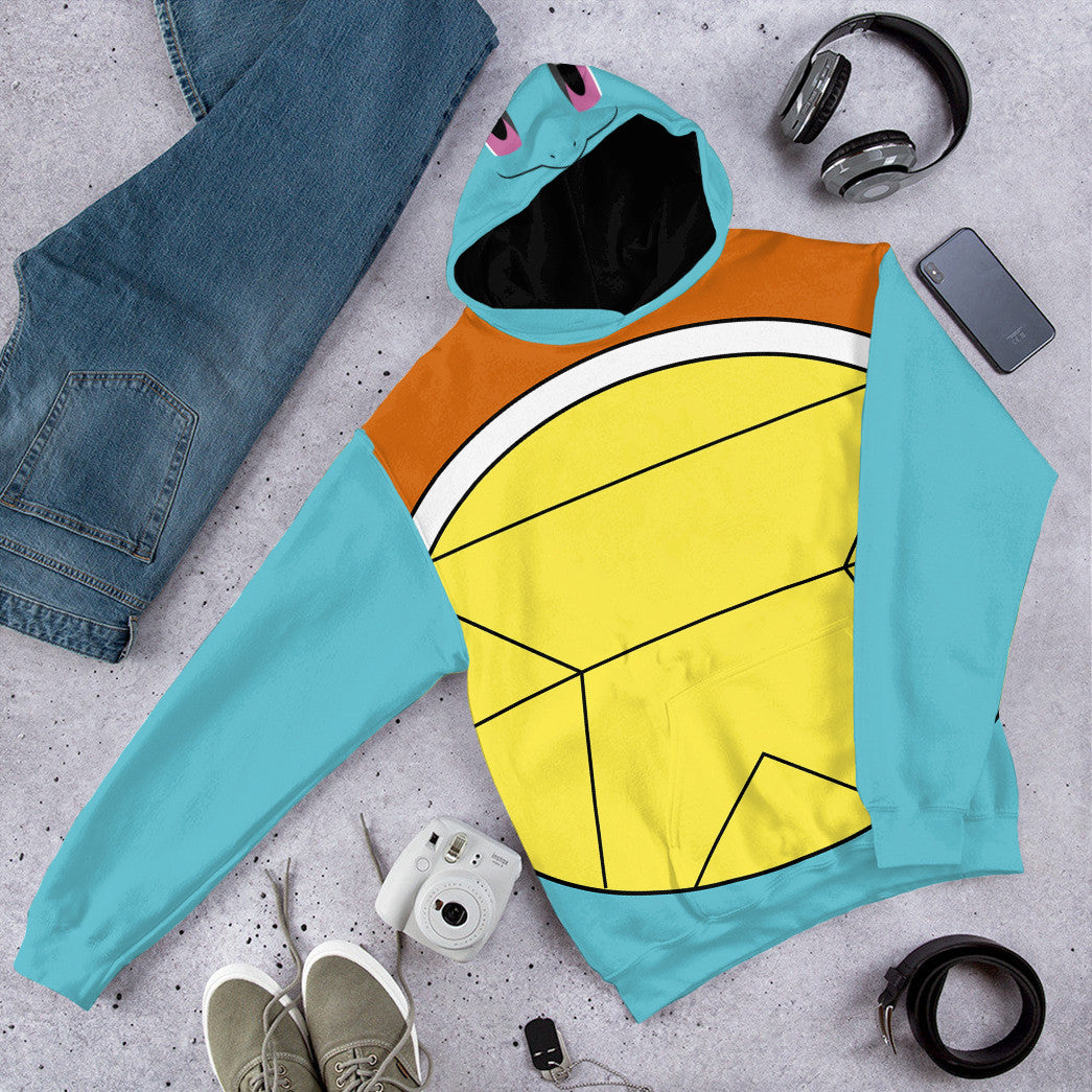 Pokemon Squirtle Cosplay Costume Hoodie Sweatshirt T-Shirt Sweatpants Tracksuit - Stormmerch Exclusive