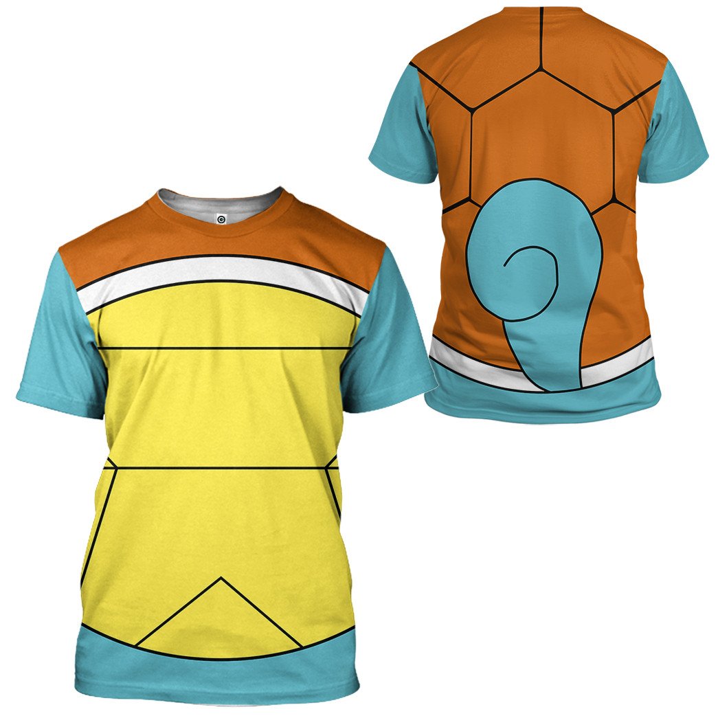 Pokemon Squirtle Cosplay Costume Hoodie Sweatshirt T-Shirt Sweatpants Tracksuit - Stormmerch Exclusive
