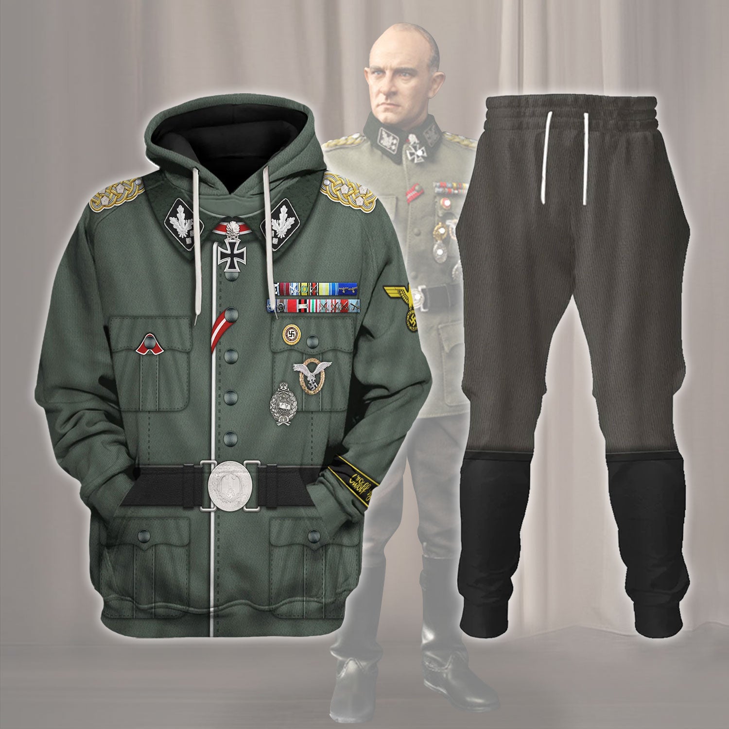 Politician Josef Sepp Dietrich Costume Hoodie Sweatshirt T-Shirt Sweatpants Tracksuit - Stormmerch Exclusive