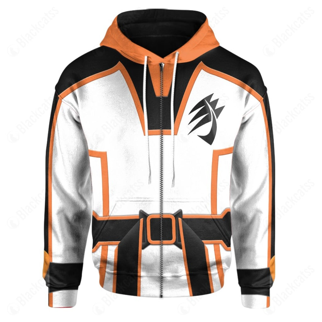 Power Ranger Jungle Fury Rhino Ranger Costume Hoodie Sweatshirt T-Shirt Sweatpants Tracksuit - Stormmerch Exclusive