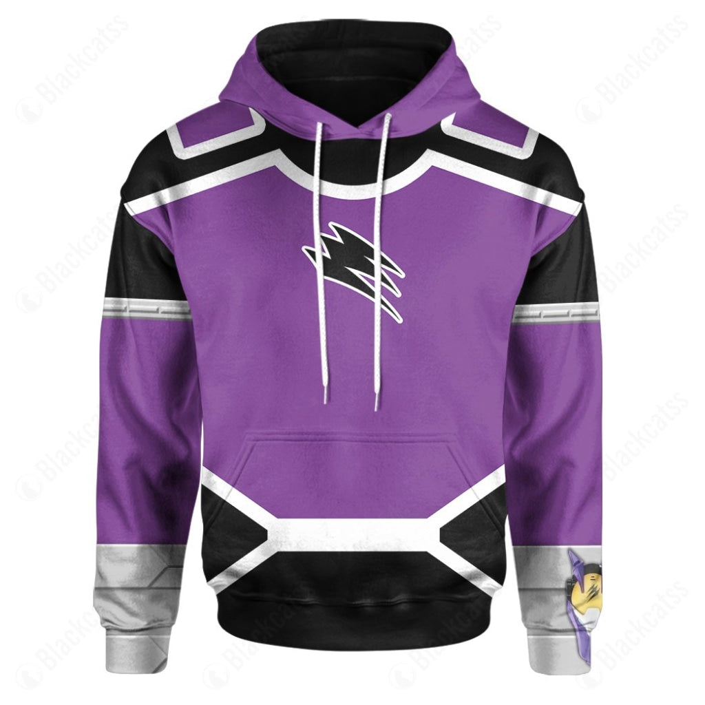 Power Ranger Jungle Fury Wolf Ranger Costume Hoodie Sweatshirt T-Shirt Sweatpants Tracksuit - Stormmerch Exclusive