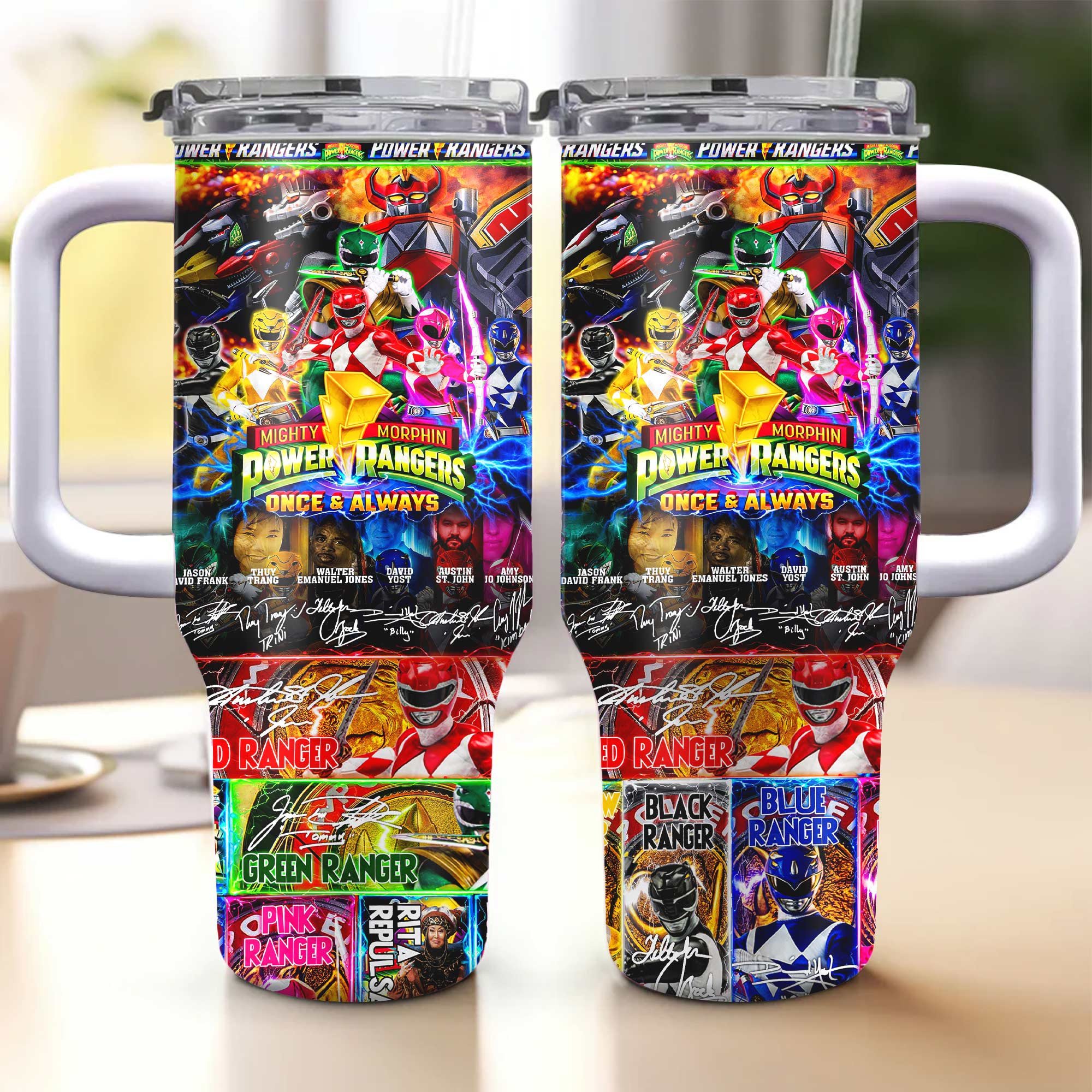Power Rangers Movies Custom Stanley Cup 40 oz 30 oz Tumbler With Handle