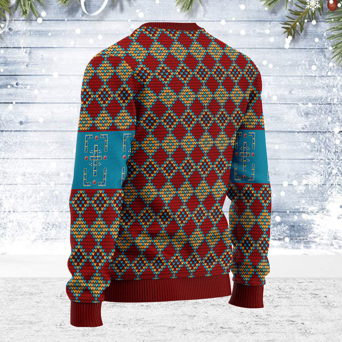 Prayer in the Garden Artwork Christmas Sweater - Stormmerch Exclusive