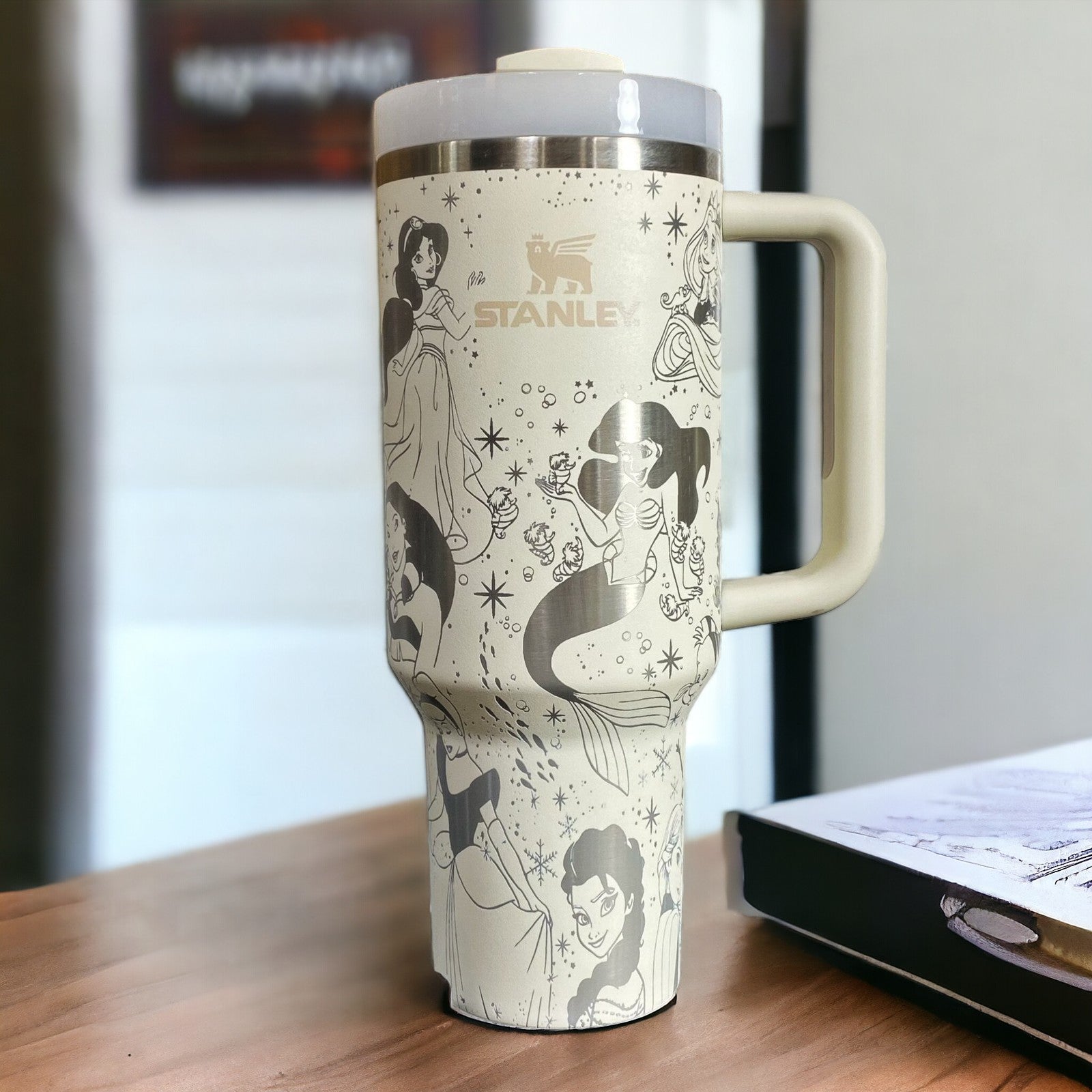 Princess Disney Cartoon Custom Stanley Cup 40 oz 30 oz Tumbler With Handle