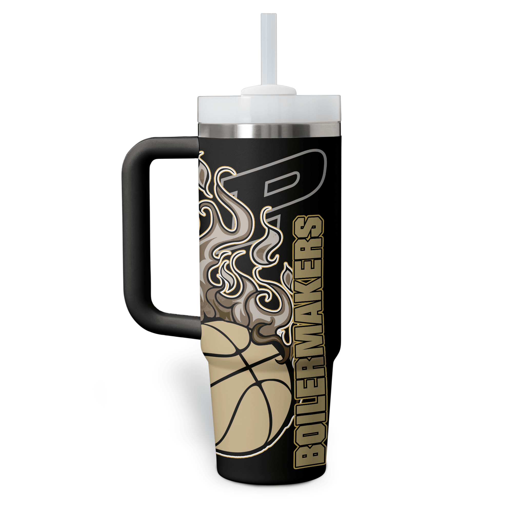 Purdue Boilermakers NCAA Custom Stanley Cup 40 oz 30 oz Tumbler With Handle